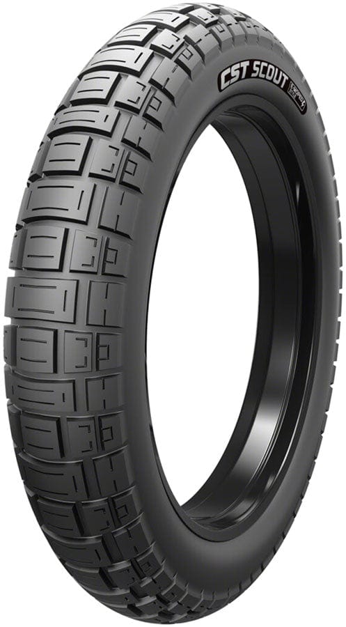 CST Scout Tire - 20 x 4 Clincher Wire Black Ebike