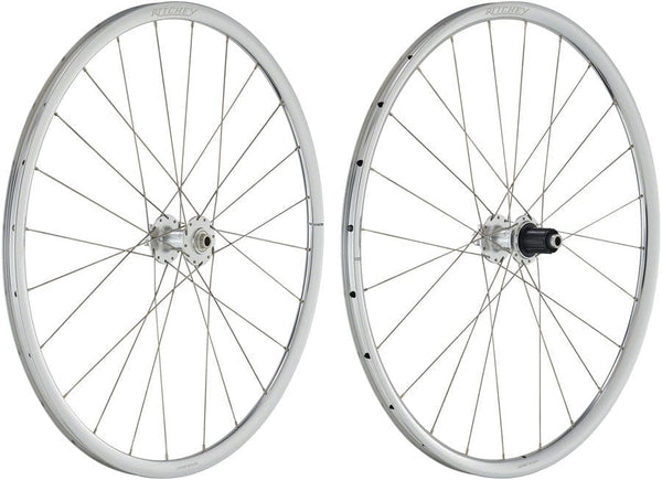 Ritchey Classic Zeta Wheelset - 700c 12 x 100mm 12 x 142mm 6-Bolt HG11 Road Silver