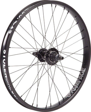 Stolen Rampage Rear Wheel - 20" 14 x 110mm Rim Brake Freecoaster BLK Clincher