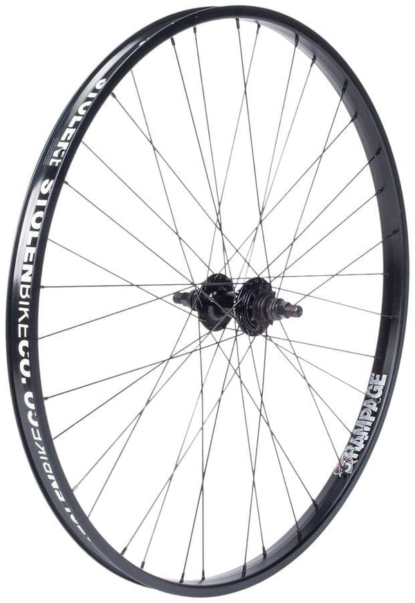 Stolen Rampage Rear Wheel - 29" 14 x 110mm Rim Brake Cassette Black Clincher
