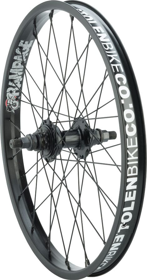 Stolen Rampage Rear Wheel - 20" 14 x 110mm Rim Brake LSD Cassette BLK Clincher