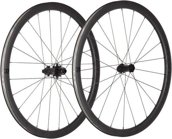 Vision Metron 37 SL Wheelset Tubeless 700c 21/24H Spoke Count Disc Brake Center Lock Rotor Mount – BLK