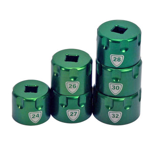 Abbey Tools Fork Tools Set (24Mm, 26Mm, 27Mm, 28Mm, 30Mm, 32Mm) Abbey Tools Suspension Top Cap Sockets