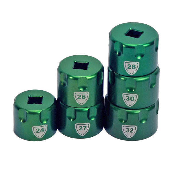 Abbey Tools Fork Tools Set (24Mm, 26Mm, 27Mm, 28Mm, 30Mm, 32Mm) Abbey Tools Suspension Top Cap Sockets