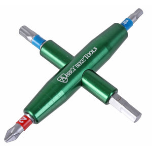 Abbey Tools Hex Wrench Abbey Tools 4-Way Multi-Tool with 4 5 6 #2 Jis Bits