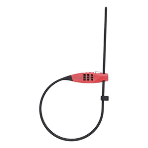 Abus Cable Locks Abus Combiflex TravelGuard Cable lock Combination 4mm 45cm Red