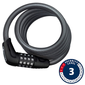 Abus Cable Locks Abus Numero 5510C Cable with 4 digit combination lock 10mm x 180cm (12mm x 5.9')