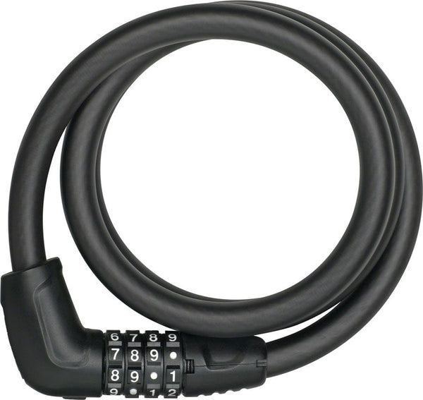 Abus Cable Locks Abus Tresor 6412C Cable Lock - Combination 2.8' With Bracket Black