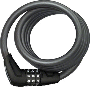 Abus Cable Locks Combination Abus Star 4508 - Coiled Cable Lock: 150cm x 8mm
