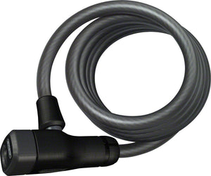 Abus Cable Locks Keyed Abus Star 4508 - Coiled Cable Lock: 150cm x 8mm