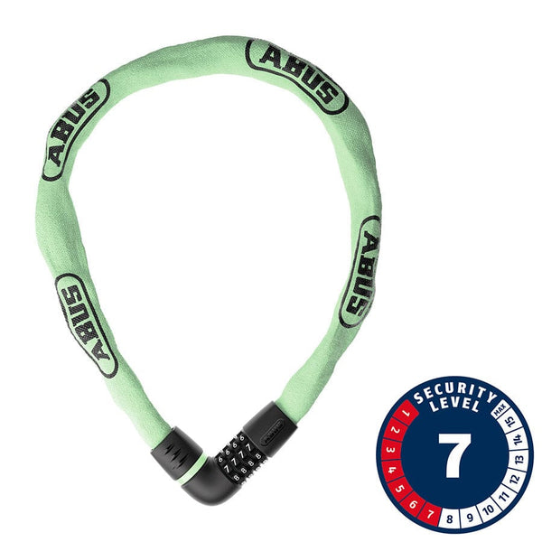 Abus Chain Locks 110Cm / 3.6' / Sage Green Abus Tresor 6807C Chain Lock
