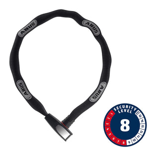 Abus Chain Locks Abus 8807K Steel-O-Chain Chain Lock Key 7mm 110cm 3.6' Black