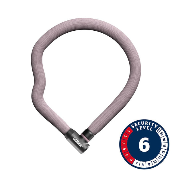 Abus Chain Locks Abus Goose 4204K Chain Lock Key 4mm 110cm 3.6' Rosemauve