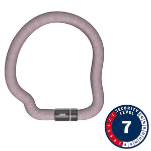 Abus Chain Locks Abus Goose 6206K Chain Lock Key 6mm 110cm 3.6' Pink
