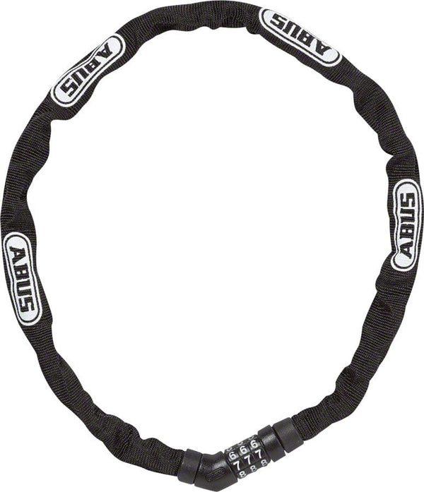 Abus Chain Locks ABUS Steel-O-Chain 4804C Combination Lock: 75/4mm Black