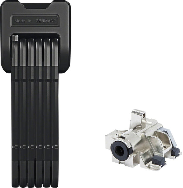 Abus Ebike Lock Abus Bordo 6405/85 Folding Lock: Black Plus Battery Frame 85cm