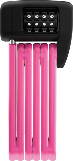 Abus Folding Locks Abus BORDO Lite Mini 6055C/60 Folding Lock - Symbols Combination 2' 5mm Pink