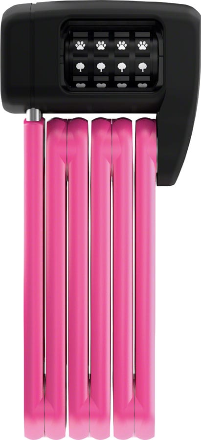 Abus Folding Locks Abus BORDO Lite Mini 6055C/60 Folding Lock - Symbols Combination 2' 5mm Pink