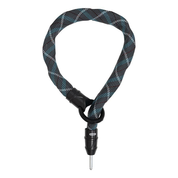 Abus Frame Locks Abus IvyTex Adaptor Chain 8KS Frame Lock Chain 8mm 100cm 3.3' Crossing Grey