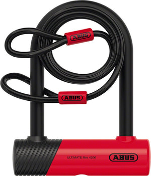 Abus U-Lock Abus 420K/150HB140 USH + Cobra 10/120 U-Lock - Black