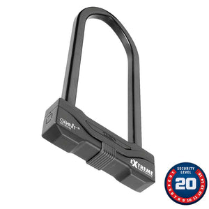 Abus U-Lock Abus Granit Extreme XPlus 59 U-Lock Key 16mm 11.1cm x 26.0cm 4.3" x 10.2" Black