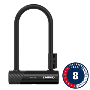 Abus U-Lock Abus Ultra 410K Mini U-Lock Key 12mm 150x180mm 5.9''x7'' SH34 Black