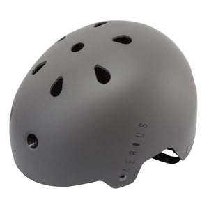 Aerius Helmets Aerius Skid Lid BMX/Skate ABS Hard Shell Grey 11 Adjustable
