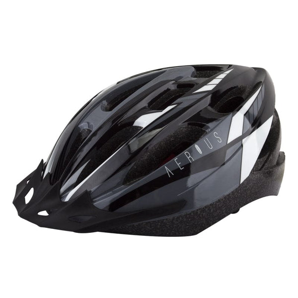 Aerius Helmets Aerius V19-Sport All Purpose In-Mold Black/Grey 19 Head Lock