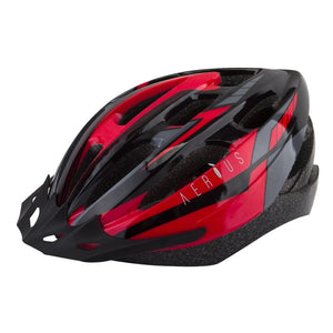 Aerius Helmets Aerius V19-Sport All Purpose In-Mold Black/Red 19 Head Lock
