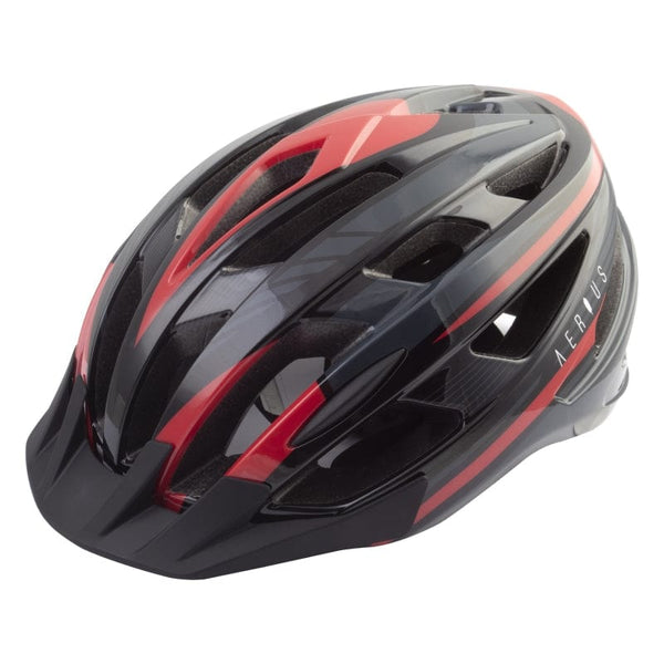 Aerius Helmets Aerius V23-Sport All Purpose In-Mold Black/Red 23 Head Lock