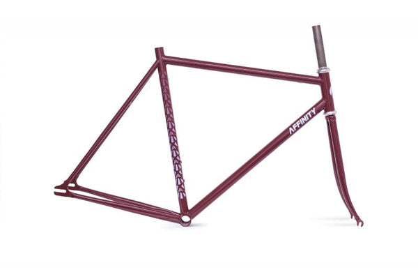 Affinity Framesets Affinity Metropolitan Track Frameset SM 510mm 530mm 115mm 75° 72.5° 405mm 27.2mm Crimson Sky