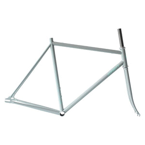 Affinity Framesets Affinity Metropolitan Track Frameset SM 510mm 530mm 115mm 75° 72.5° 405mm 27.2mm Pearl Gray Glow Sticks