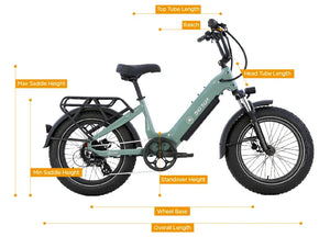 AIMA e-Bikes AIMA Big Sur Sport 2.0 - E-bike - 20" Wheels