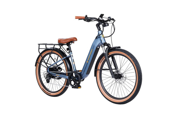 AIMA e-Bikes Metallic Blue / Small AIMA Santa Monica E-Bike