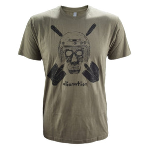Alienation Apparel Alienation Undead Trailboss  MD Unisex Green 100% Cotton Undead Trail Boss