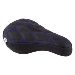 Alienation Saddles Alienation Gripper BMX Pivotal Vegan Leather Blue 235mmx140mm 400g