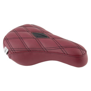 Alienation Saddles Alienation Gripper BMX Pivotal Vegan Leather Maroon 235mmx140mm 400g