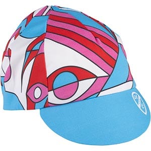 all city Hats All-City Parthenon Party Cycling Cap - Pink, Red, Blue, Black, One Size