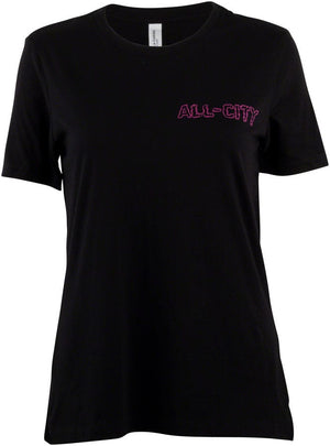 All-City Shirts Small All-City Night Claw Women's T-Shirt - Black Blue/Green Magenta