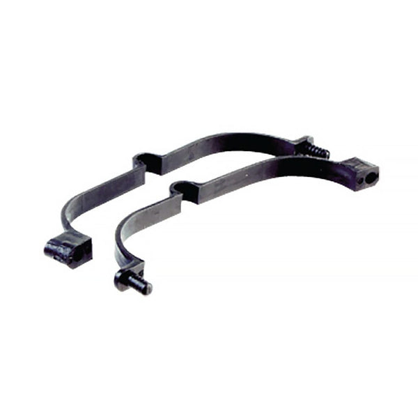 Alligator Cables and Housing Alligator Plastic Cable Strap 25.4mm Black - 15 Count Bottle
