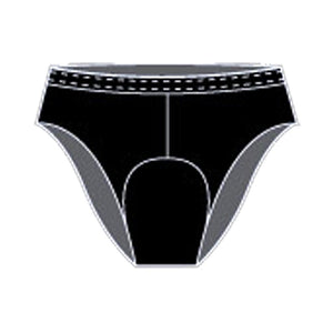 Andiamo Apparel Andiamo Women`s Padded Brief  XL Women`s Black