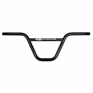AnswerBMX BMX Bars 8" AnswerBMX Pro Flat CrMo Bar, Black