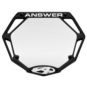 AnswerBMX Number Plates Mini / Black AnswerBMX 3D Number Plates