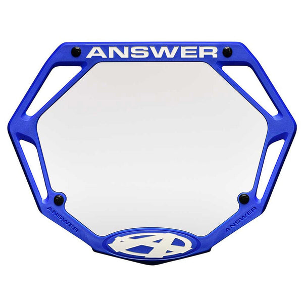 AnswerBMX Number Plates Mini / Blue AnswerBMX 3D Number Plates