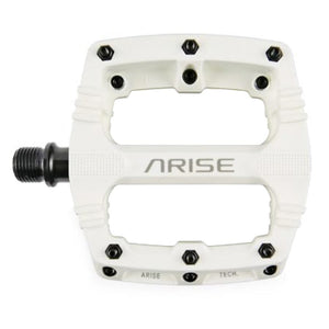 ARISE Pedals White ARISE Xenon Mini Platform Pedals Body: Nylon Spindle: Cr-Mo 9/16'' - Pair