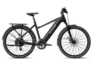 Aventon e-Bikes Matte Black / Regular Aventon Level 4 Commuter E-Bike - Step Over