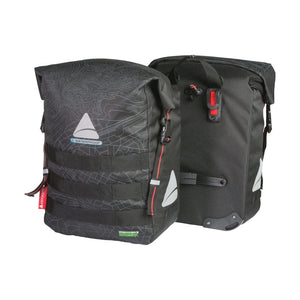 Axiom Bags Axiom Monsoon Oceanweave 45+ Pannier Hook-On 16.9x11.8x6.9” (x2) 2755 c.i. (Pair) Black