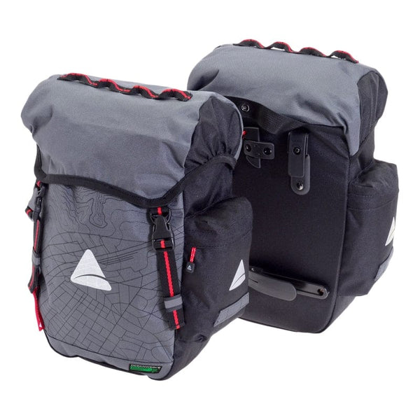 Axiom Bags Axiom Seymour Oceanweave 22+ Pannier Hook-On 1343 c.i. (Pair) Grey/Black