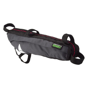 Axiom Bags Axiom Seymour Oceanweave Framepack Bag P3.5 Velcro Straps 18.1x4.3x2.4” 214 c.i. Grey/Black