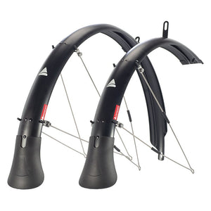 Axiom Fenders Axiom Flascheguard Fenders Pair MTB 29` x 70mm Polycarbonate Stainless Steel Matte Black 60mm / 2.35` 870g